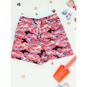Boys Resort Swim Trunks With Built-In Liner By Member’s Mark 3T Sharks
